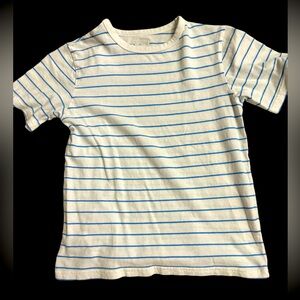 Boys short sleeve striped shirt.